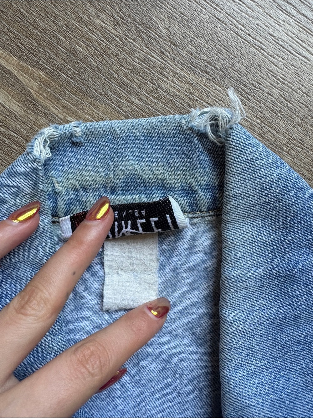 Vintage Blue Denim Vest with Button Front | Classic Western - Picture 5 of 6
